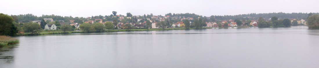 Plenty of lakes and water around Motala.